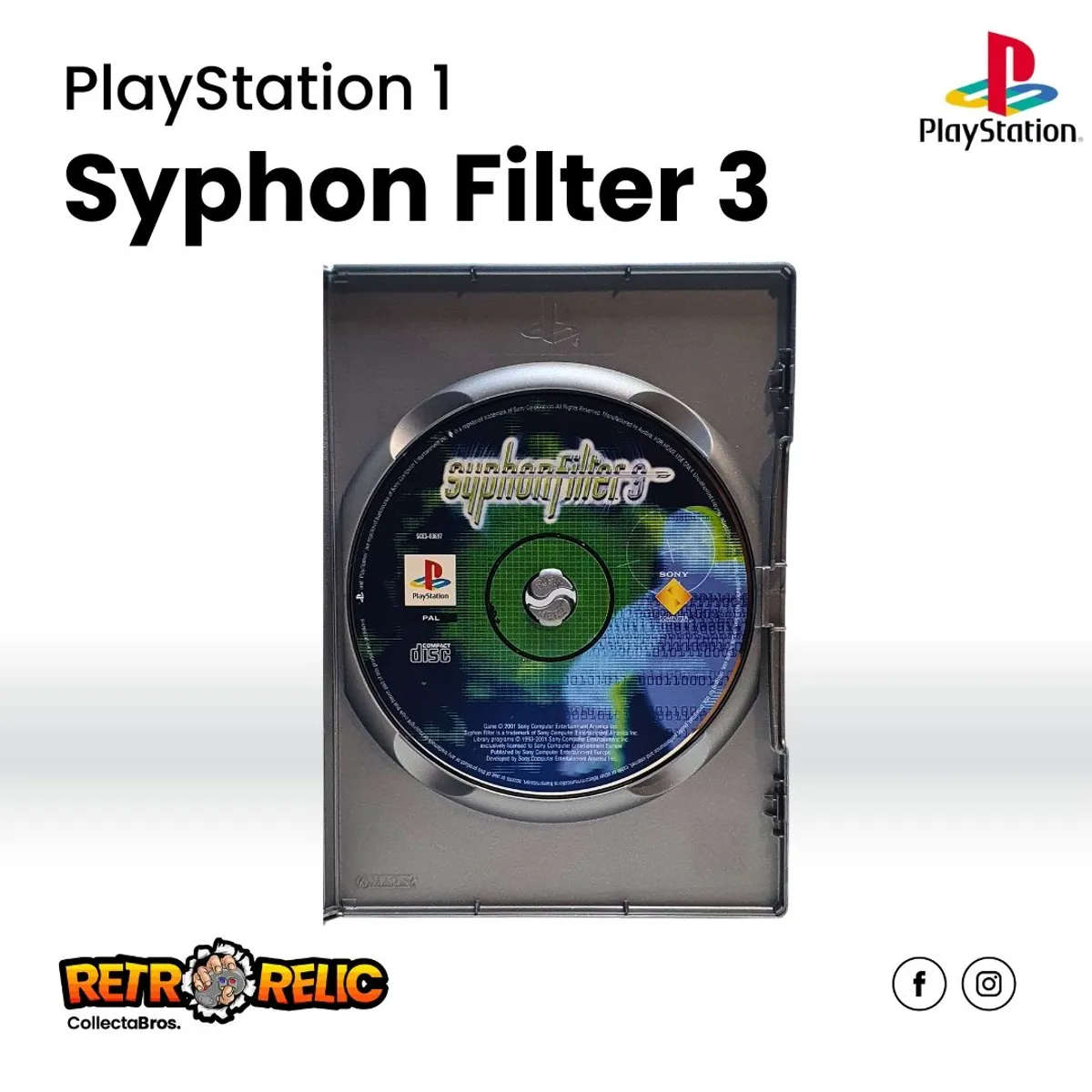 PlayStation One (PS1) Syphon Filter 3 - Pre-Owned  Disc Only