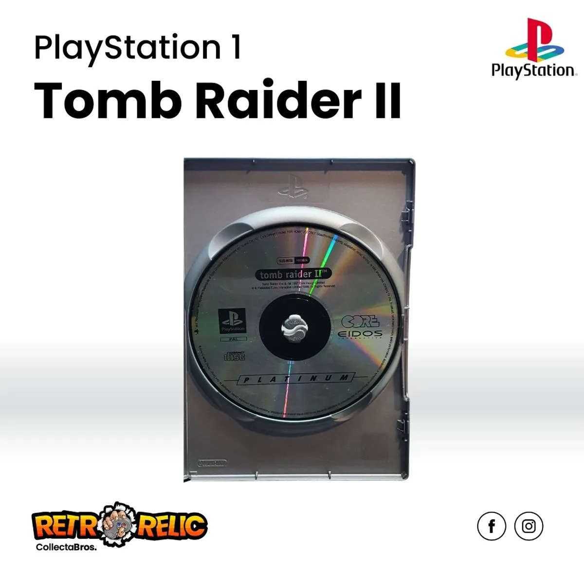 PlayStation One (PS1) Tomb Raider II Platinum - Pre-Owned  Disc Only