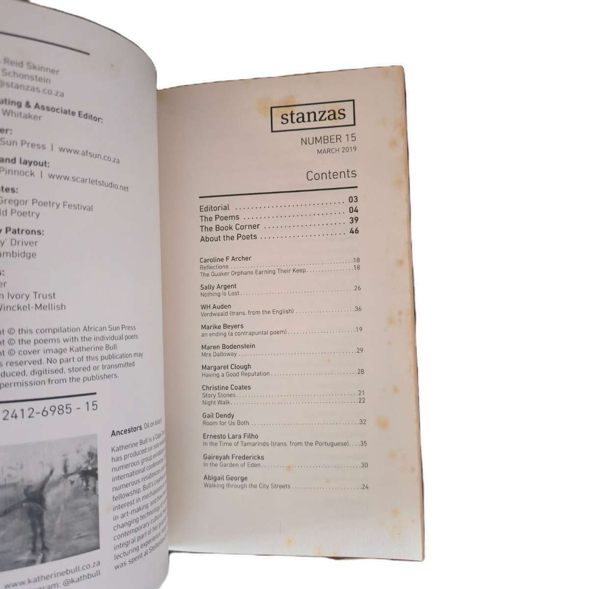 Stanzas Literary Journal 2-Pack - Various