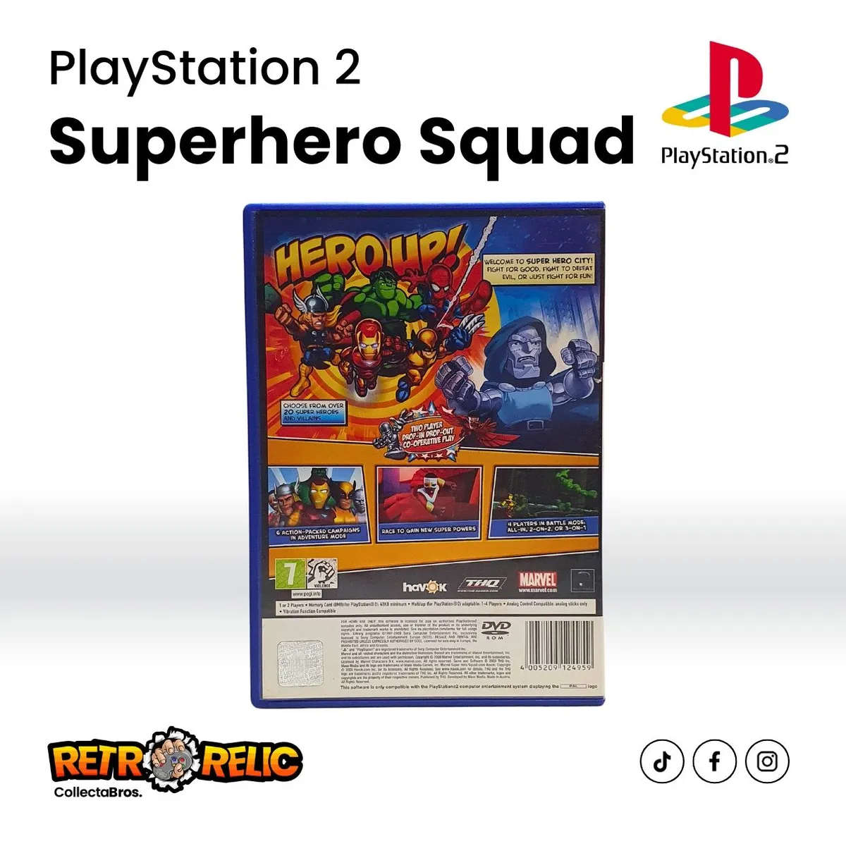 Marvel Super Hero Squad (PS2) videogame - Pre-Owned