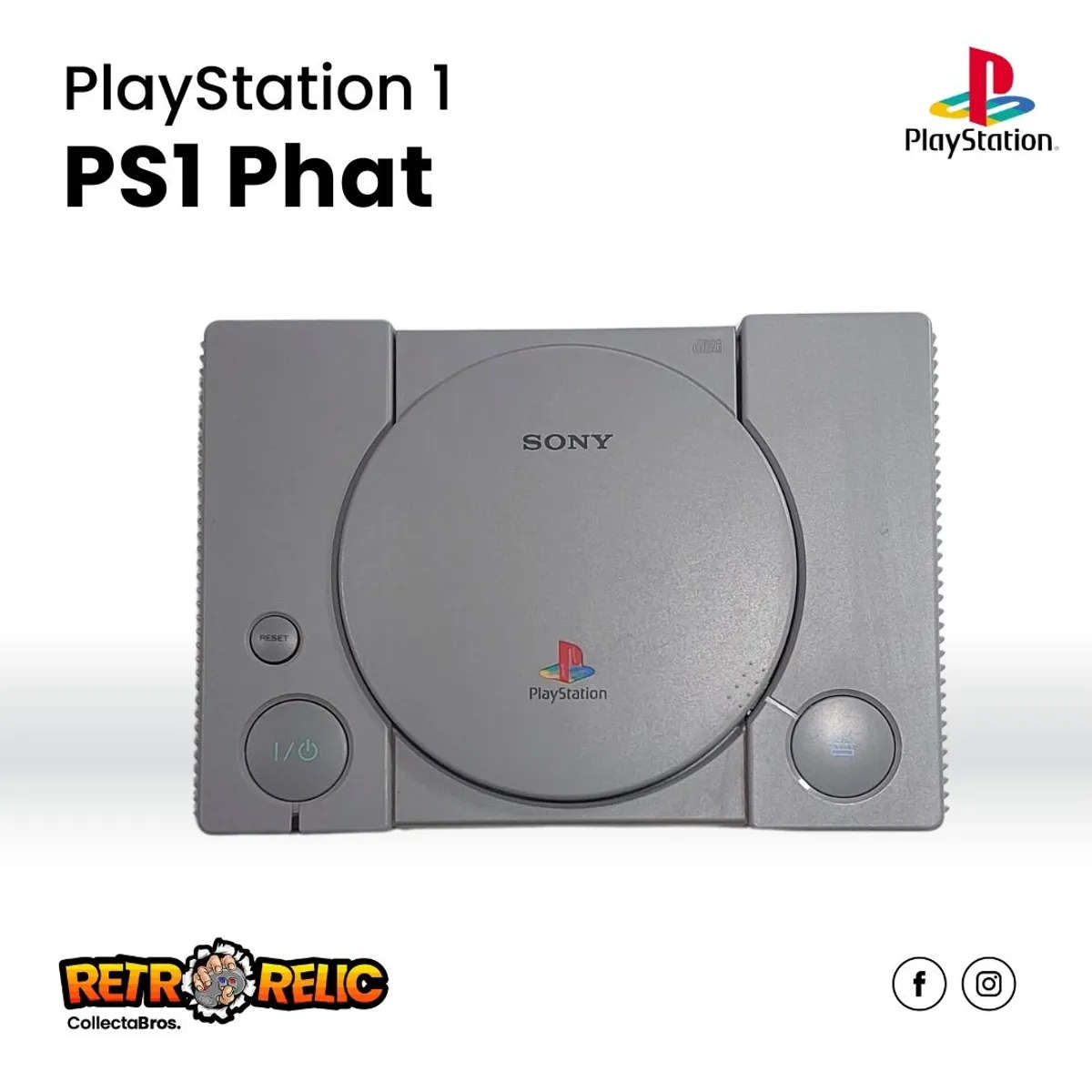 PlayStation One (PS1) Phat Grey Console Chipped - Pre-Owned
