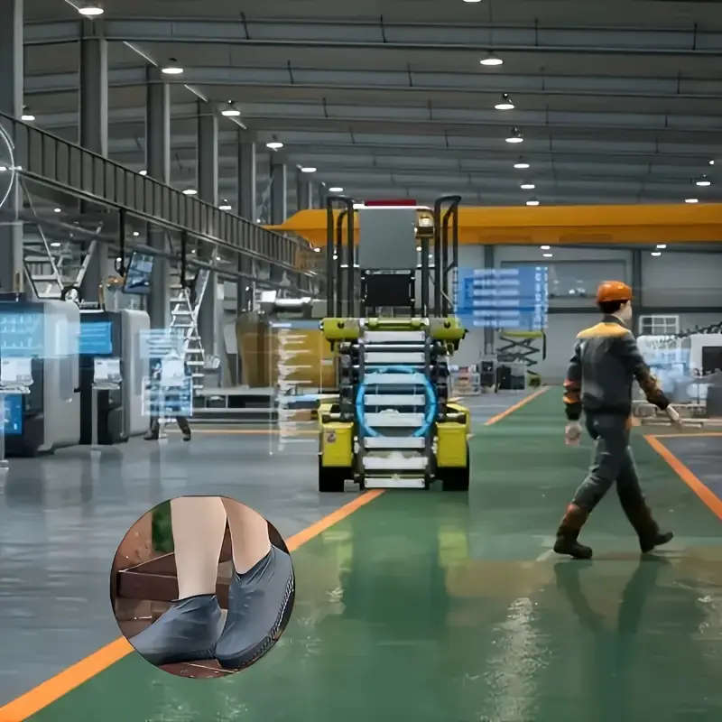 1 Pair Durable Silicone Shoe Covers Waterproof Reusable Non-Slip Rain Protectors