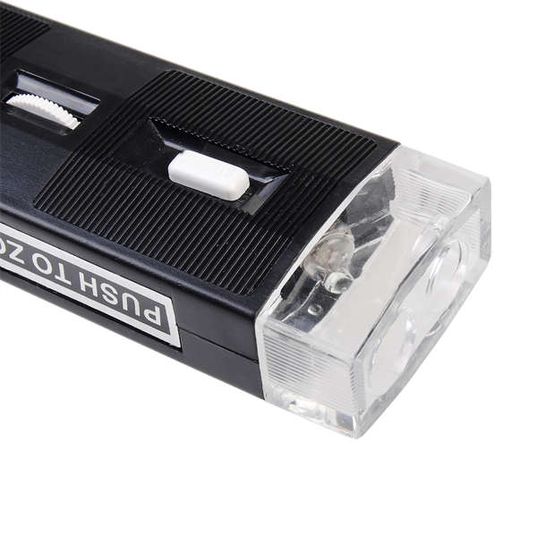60X-100X LED Light Pocket Microscope Handheld Magnifying