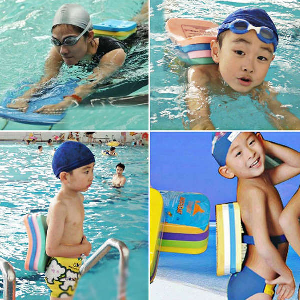 4 Layers Training Swimming Kickboard Safety Belt Back Float