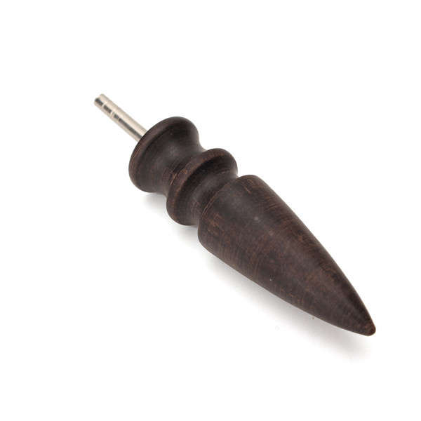 Wooden Leather Craft Edge Polished Rod Slicker Grinding Tool S/L