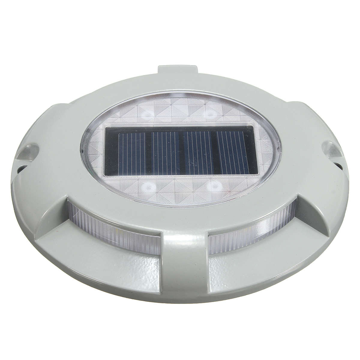 Outdoor 4 LED Solar Powered Light Road Path Driveway Dock Ground Lamp