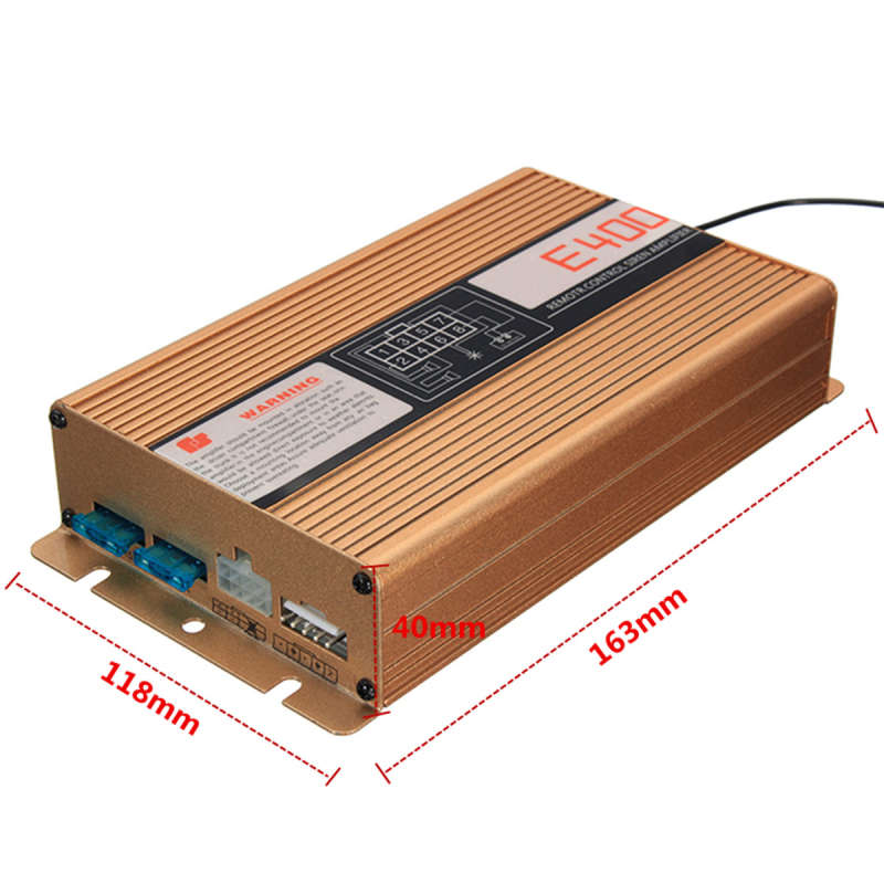 400W 8 Sounds Loud Warning Alarm Police Siren Controlller Horn PA Speaker MIC System