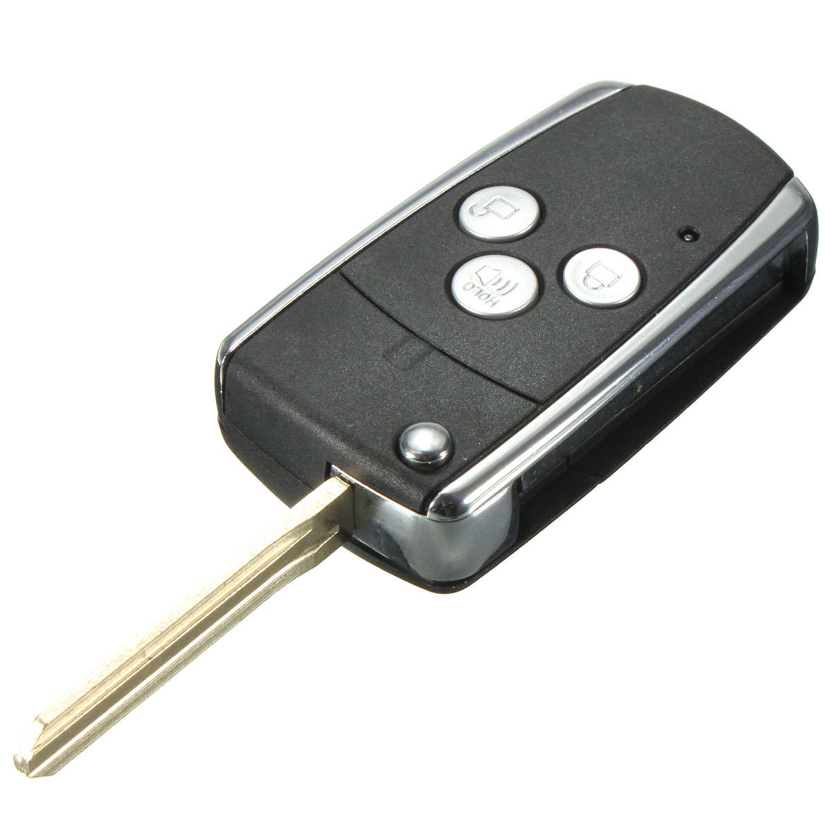 3 Button Folding Key Key Case for Toyota Hilux Corolla Camry Rav4