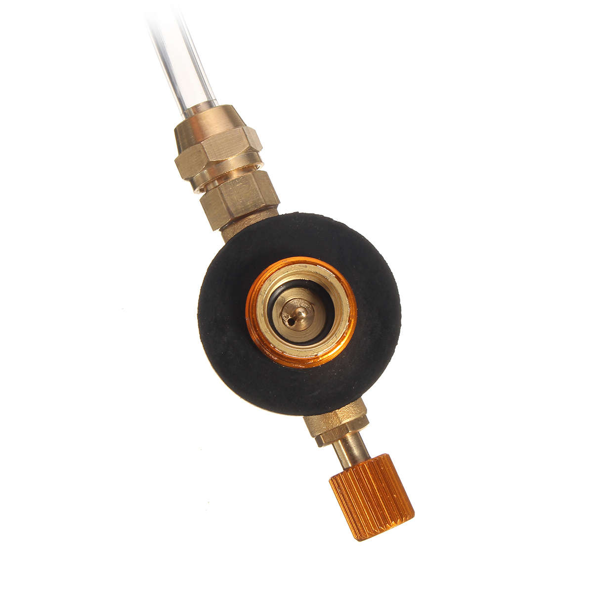 Camping Stove Propane LP Gas Refill Adapter Flat Cylinder Tank Coupler Valve