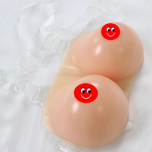 Sexy Silicone Seducing Transparent Backless Thickening Fake Breasts