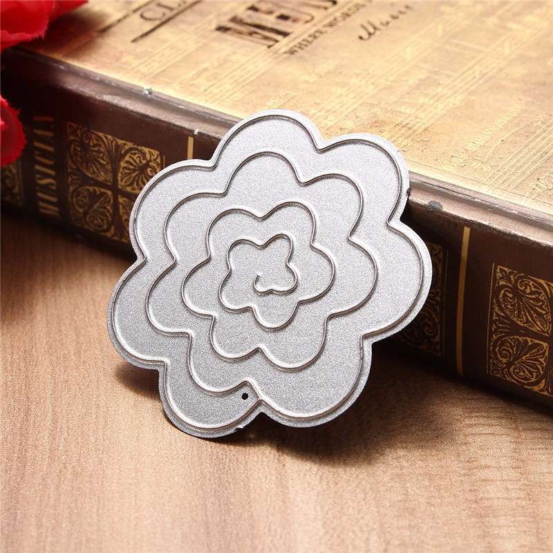 Flower Cutting Dies Stencil Scrapbook Card Album Paper Embossing Craft Decoration