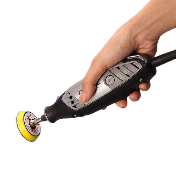 HILDA 2/3 Inch Sticky Backing Pad Polishing Sander Backer Plate With 1/8 Inch Shank for Dremel