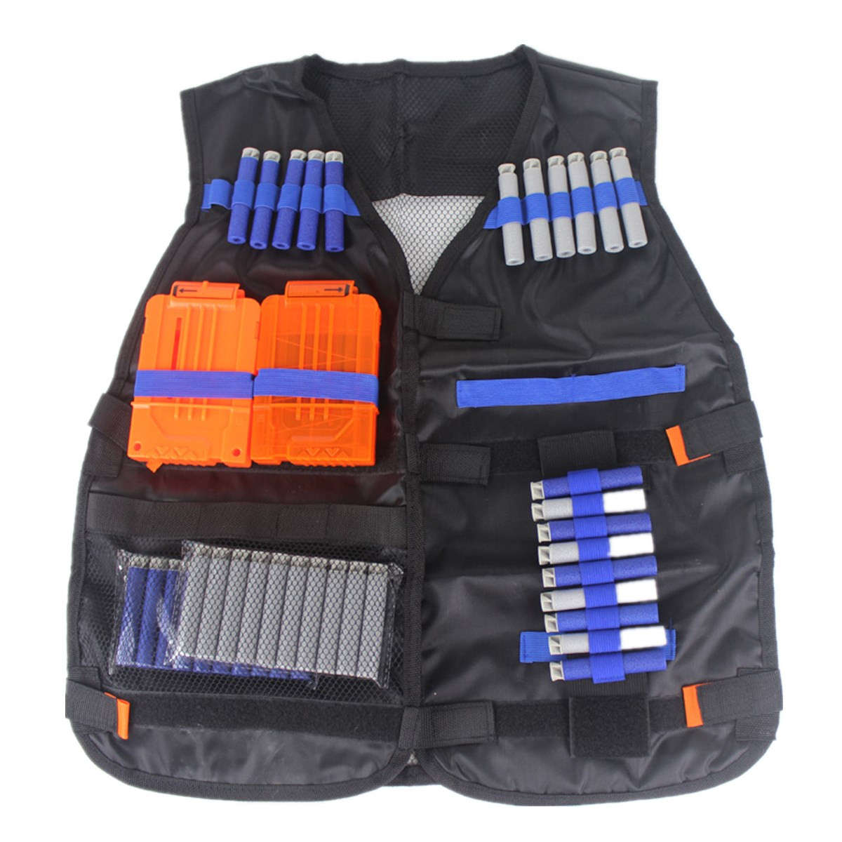 Tactical Vest Jacket Multi-Pocket Foam Motorcycle Riding Waistcoat