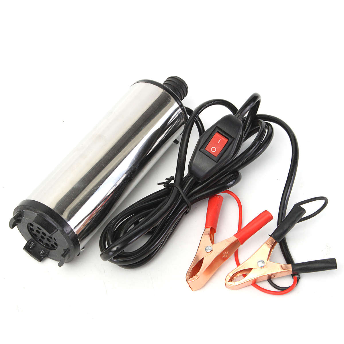 12V 50mm Oil Liquid Diesel Fuel Water Pump Transfer Fluid Refuel 20 L/min