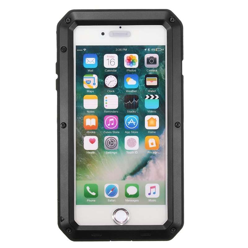 Aluminium Gel PE Shockproof Waterproof Case For iPhone 7 Plus/8 Plus