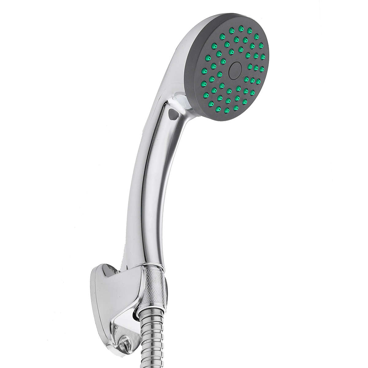 Chrome Wall Mounted Bathroom Bathtub Shower Faucet Set Mixer With Hand Sprayer