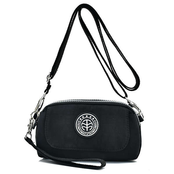 Women Nylon Clutches Bags Girls Mini Shoulder Bags Front Pocket Crossbody Bags