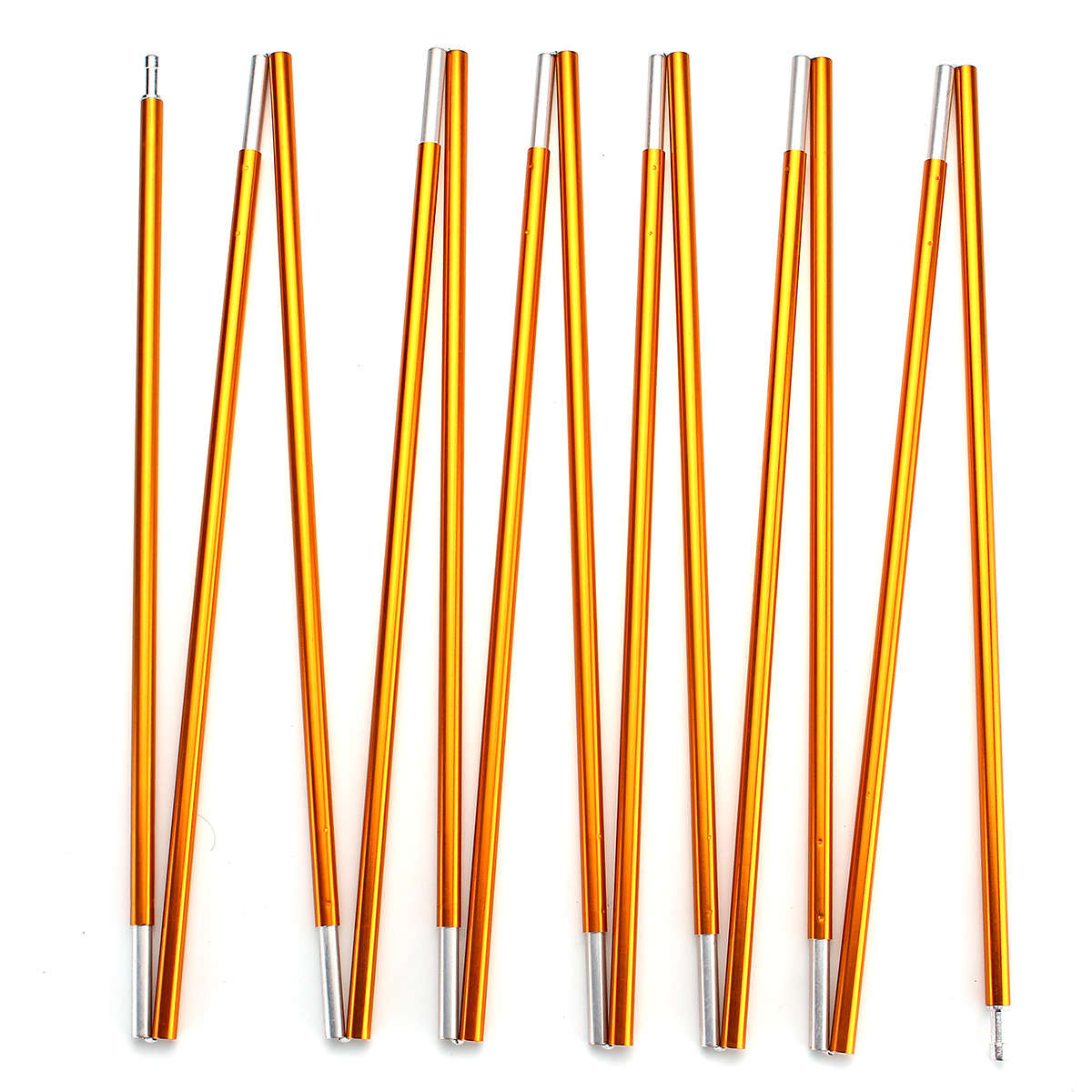 13 Sections 4.5M Aluminum Alloy Folding Tent Pole Light Weight Rod Tent Accessories