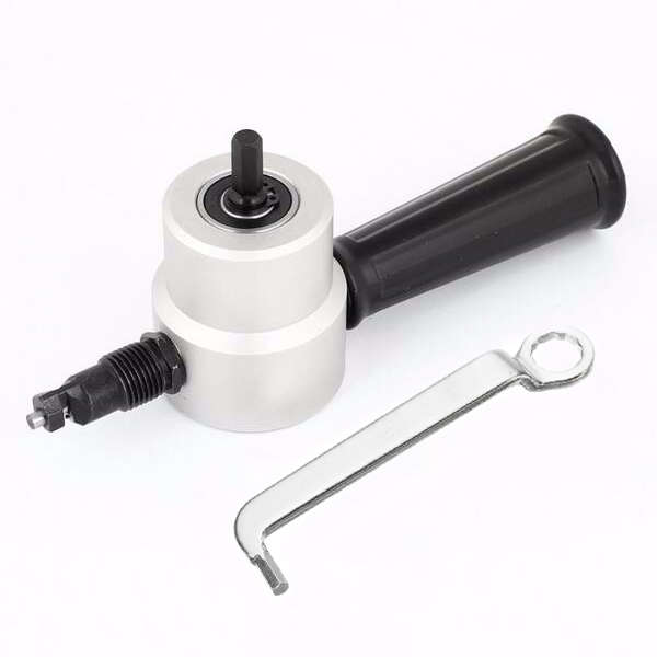Double Headed Sheet Metal Nibbler Cutter Drill Attachment Metal Sheet Cutter