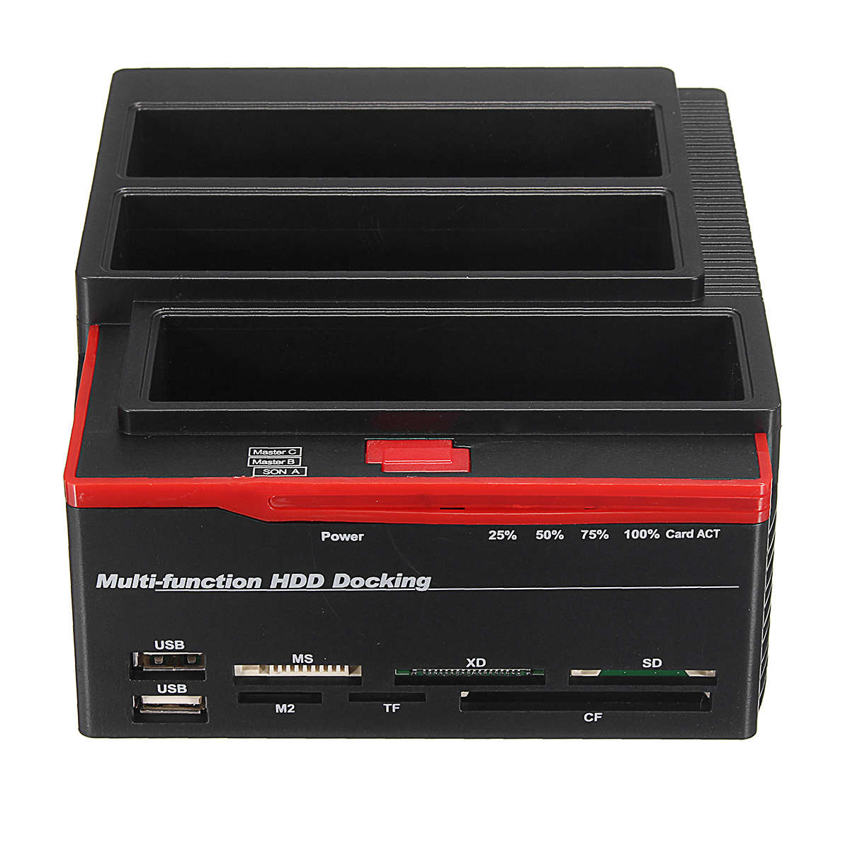 US 2.5"3.5" ALL In One USB3.0 To SATA IDE HDD SSD Hard Drive Enclosure Offline Clone Card Reader Hub