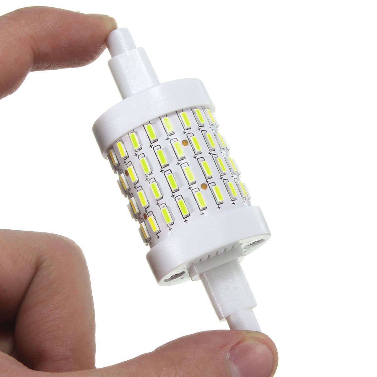 Dimmable R7S LED Bulb 78mm 5W 72 SMD 4014 350Lm LED Pure White Warm White Corn Light Bulb AC85-265V