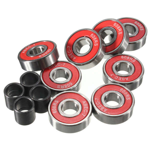 8pcs 8x22x7mm ABEC 7 Groove Ball Bearings Skateboard Bearings