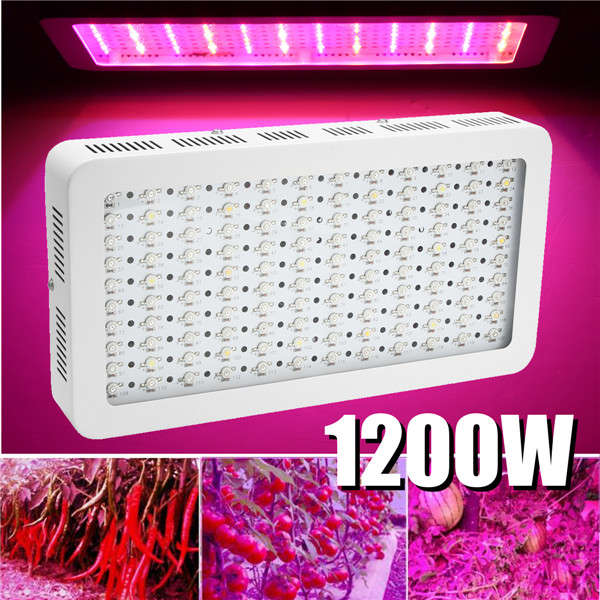 1200W Full Spectrum LED Grow Lights Panel Lamp for Hydroponic Plant Growing