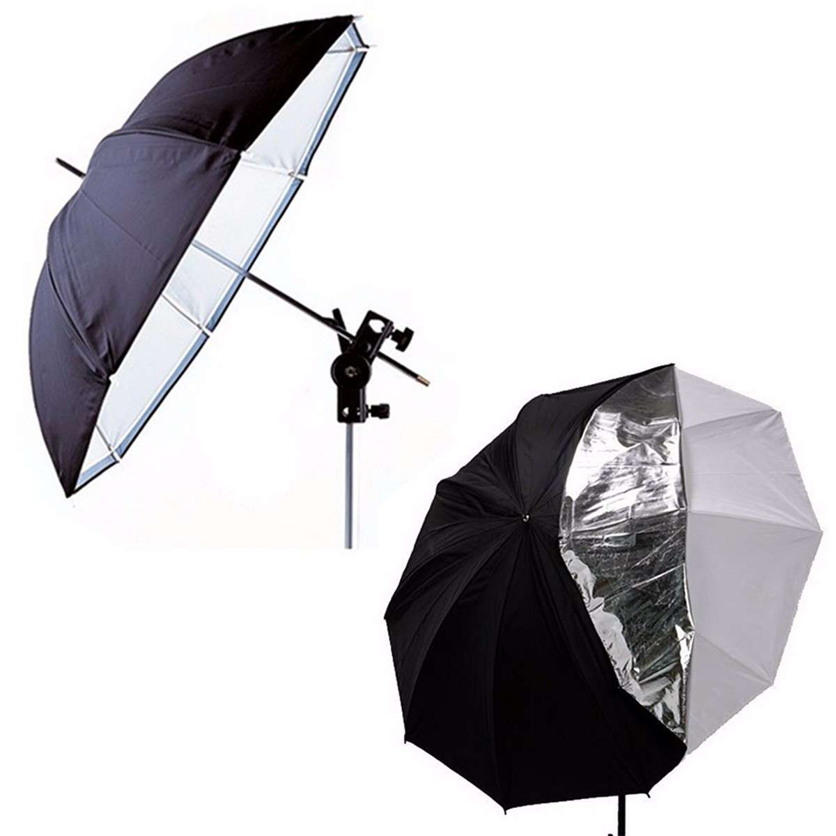 33 Inch Photography Studio Umbrella Double Layer Reflective Translucent