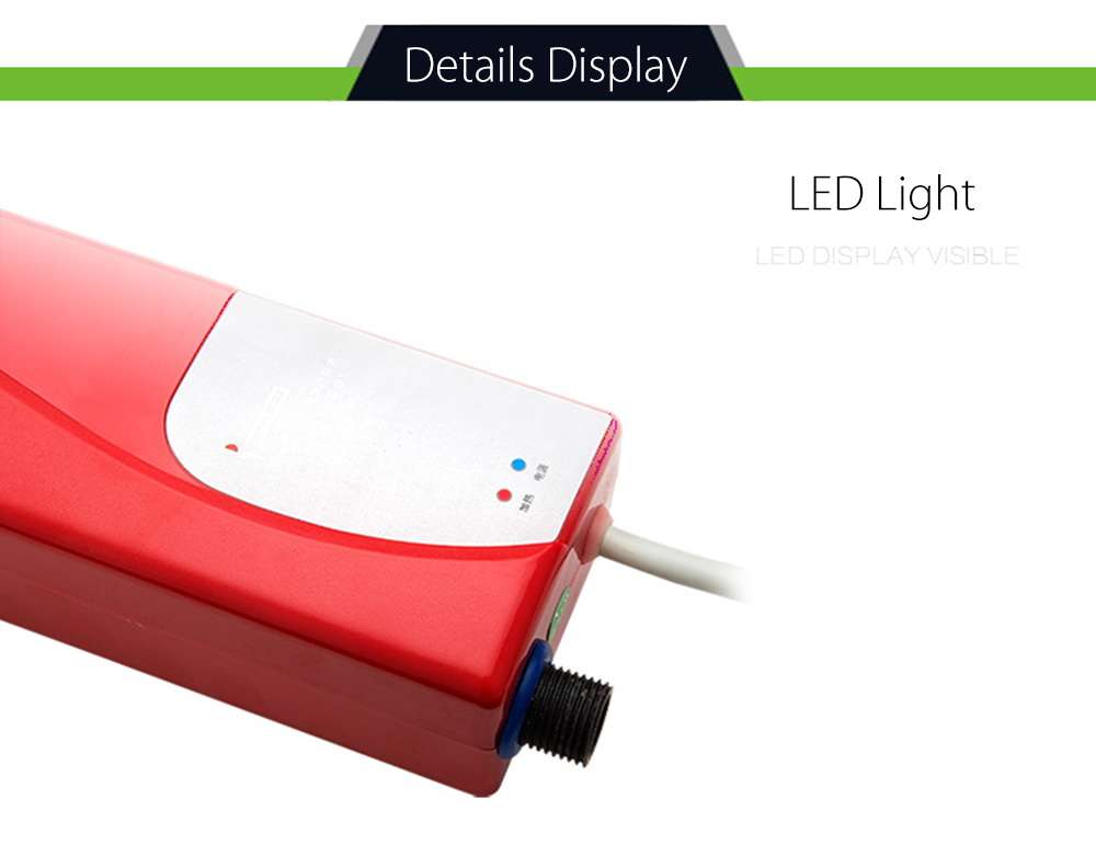 3000W Mini EU Elegant Instant Hot Water Heater Electric Indoor Tankless Water Heater for Bathroom