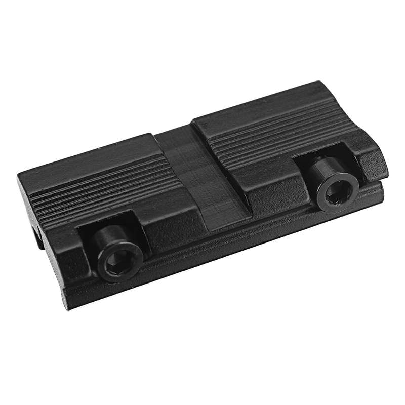 2Pcs 11mm Dovetail to 20mm Picatinny Weaver Rail Converter Adapter Scope Mount w/ Wrench