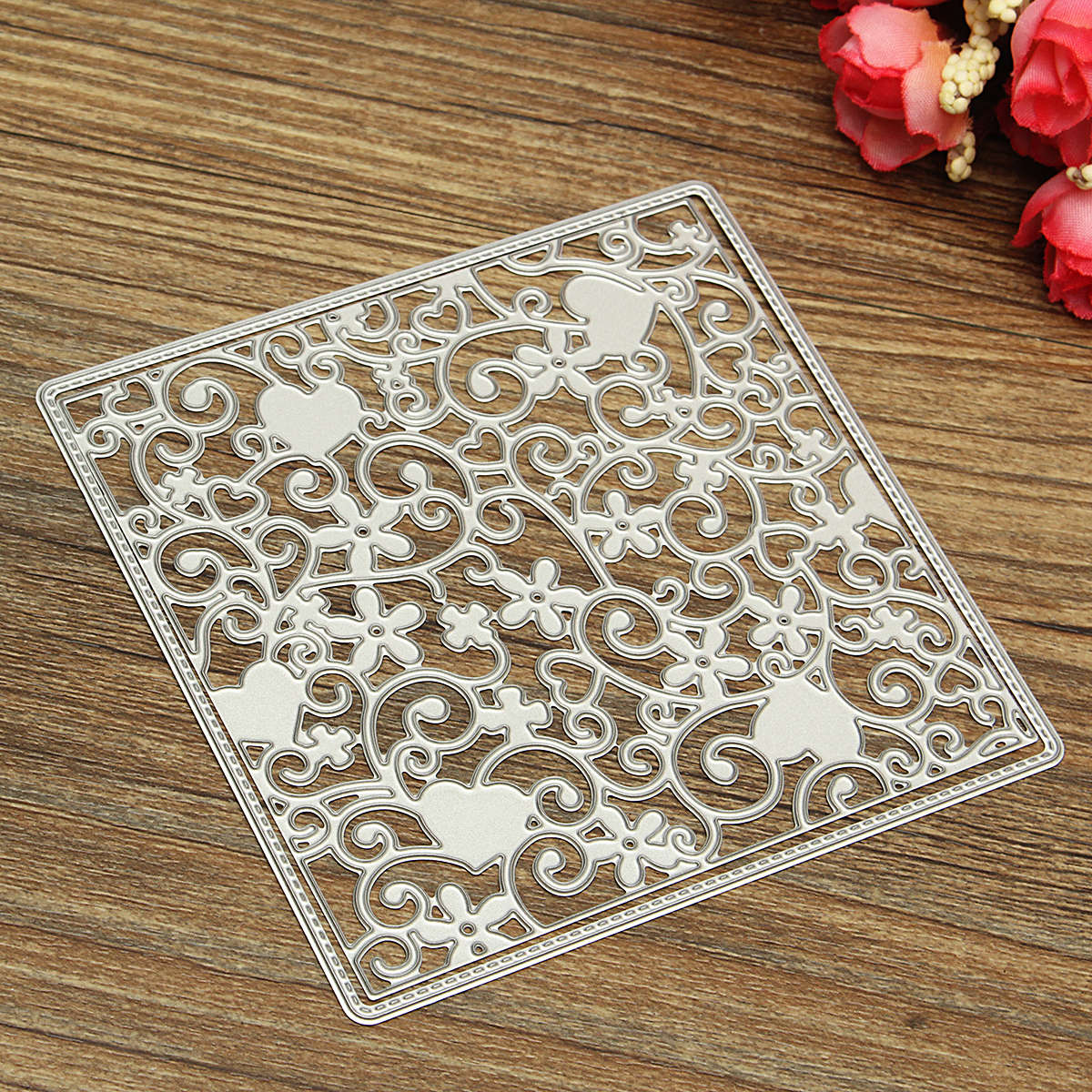 DIY Cutter Flourish Flower Metal Cutting Dies Stencils Scrapbooking Paper Craft