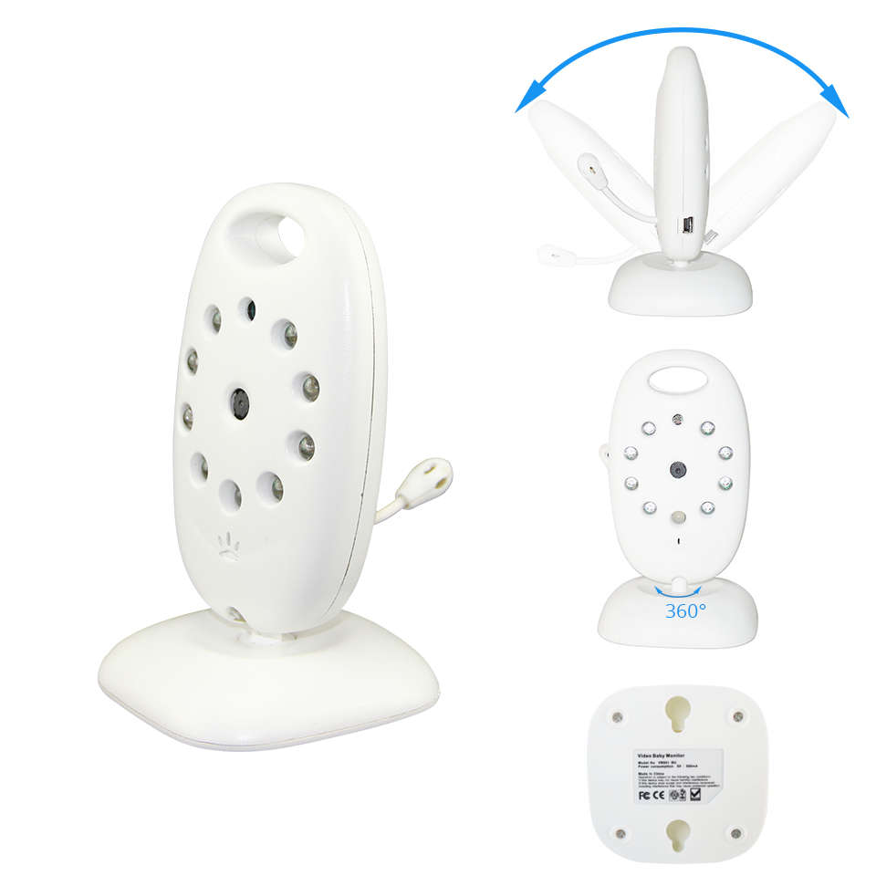 Vvcare VB601 2.4G Wireless Baby Monitor 2 inch Electronic Babysitter Nanny Security Camera Two-way A