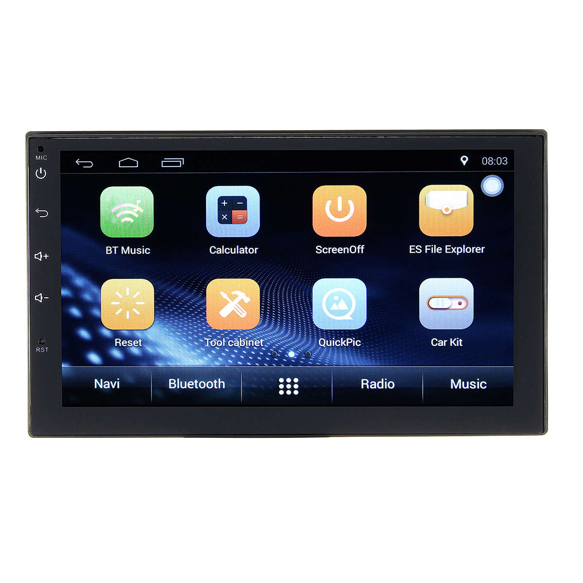 7 Inch Double 2Din Car Radio Stereo Quad Core Android 6.0 MP5 Player GPS 3G 4G WiFi