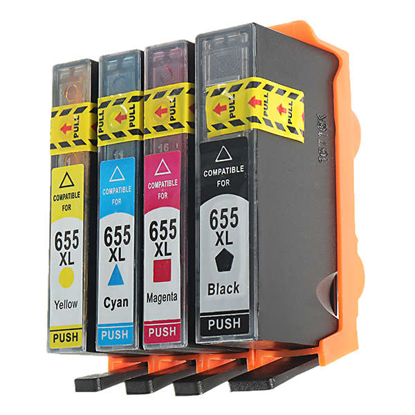 Mengxiang 655 Compatible Print Cartridges for HP Deskjet 3525/5525/4615/4625/5525/6525