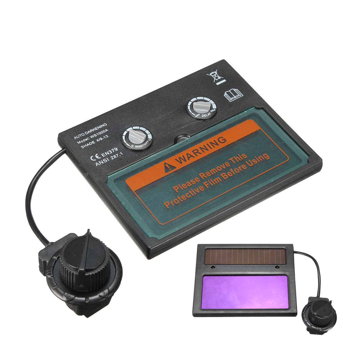 Solar Auto Darkening Welding Helmet Lens Mask Goggles Automation Filter