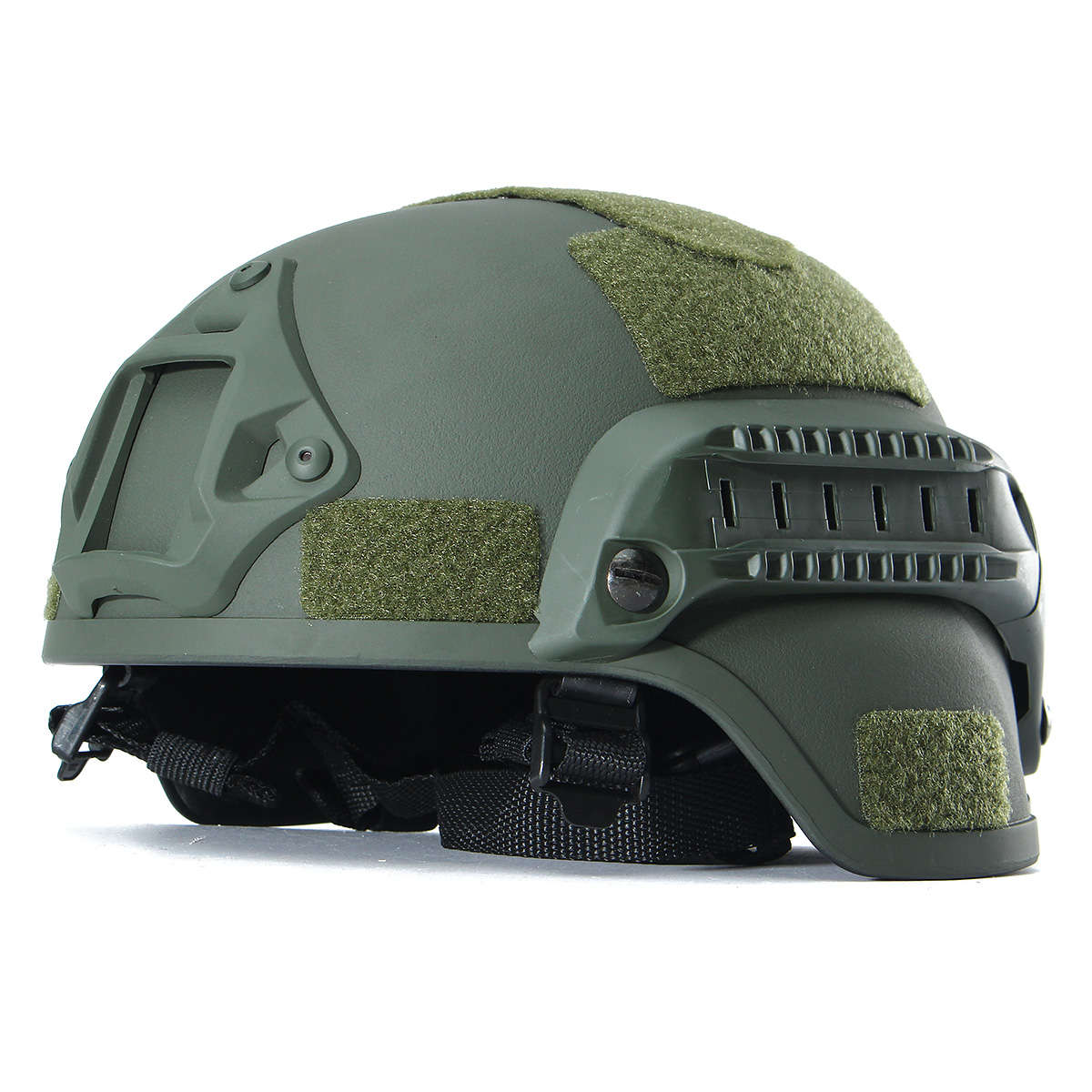 MICH 2000 Tactical Hunting Combat CS Helmet with Side Rail NVG Mount