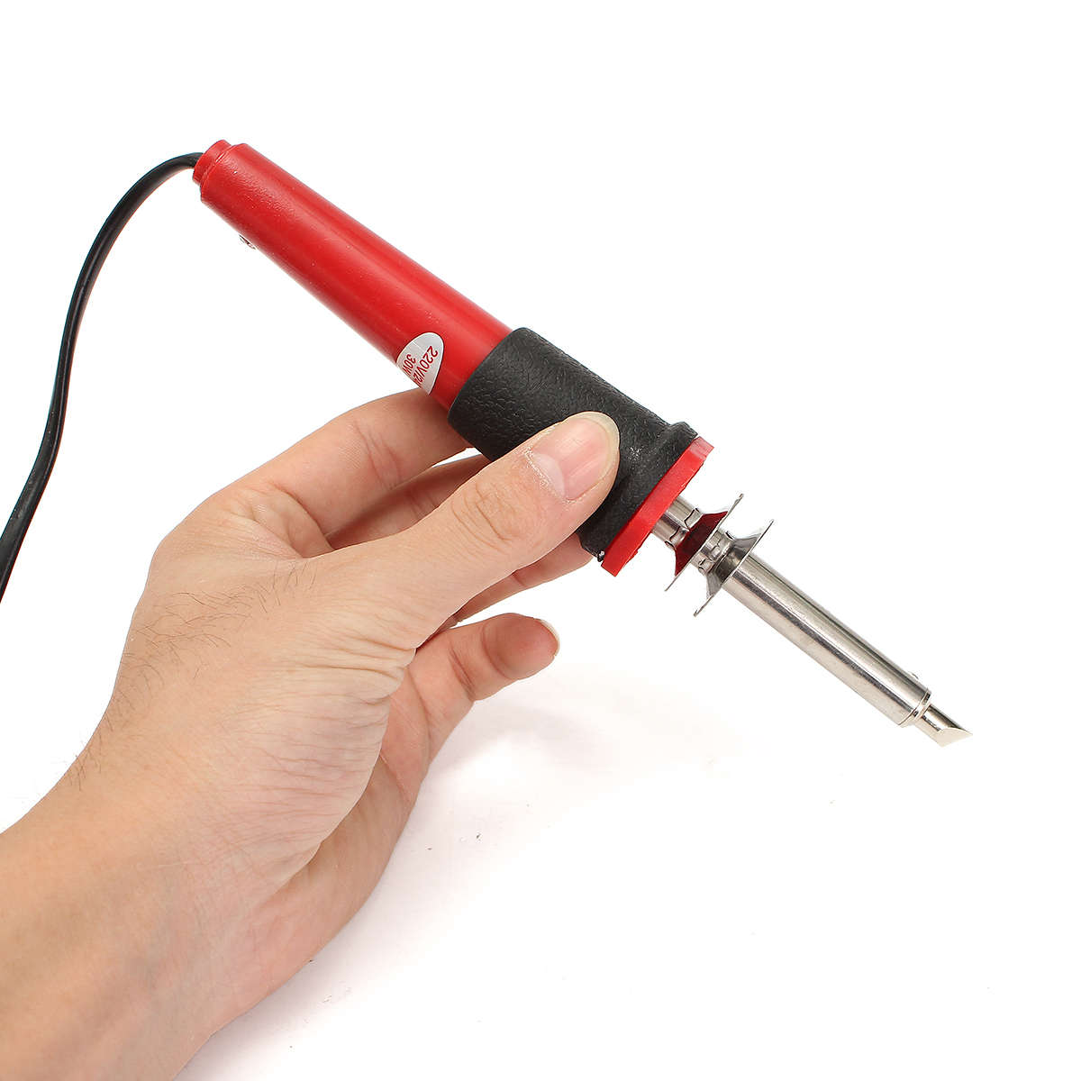 220V Profesional Hobby Crafts Wood Burning Pen Kit Set with 7Pcs Soldering Iron Interchangeable Bras