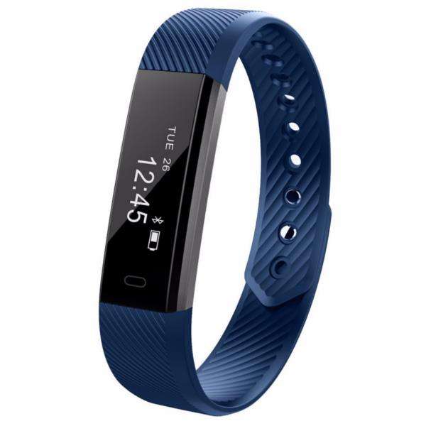 ID115HR Heart Rate Monitor Smart Bracelet Fitness Tracker Step Counter Wristband for Android IOS