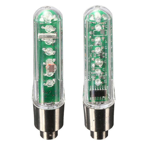 7LED Bicycle Wheel Valve Tire Tyre Double Sense LED Letter Light