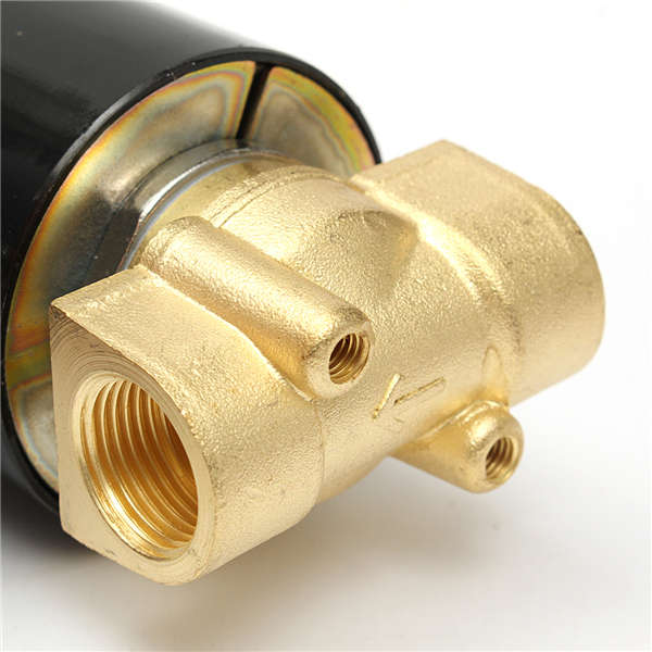 DC 12V 3/8 Inch Brass Water Gas Fuel Electric Solenoid Valve