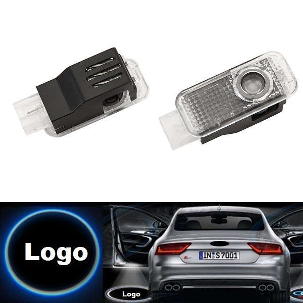 2pcs Welcome Light Car Logo Light for Audi *Free Shipping
