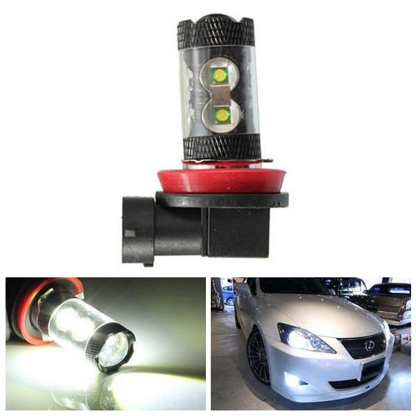 50W HID White H11 XBD LED Driving Fog Light DRL Headlight Bulb