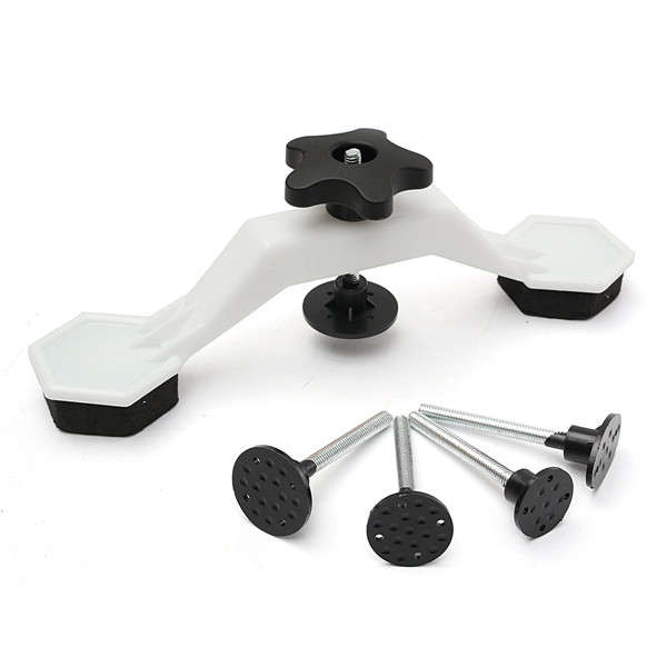 Car Body Dent Puller Remover Paintless Polygon Bridge Repair Tool with 4 Tabs