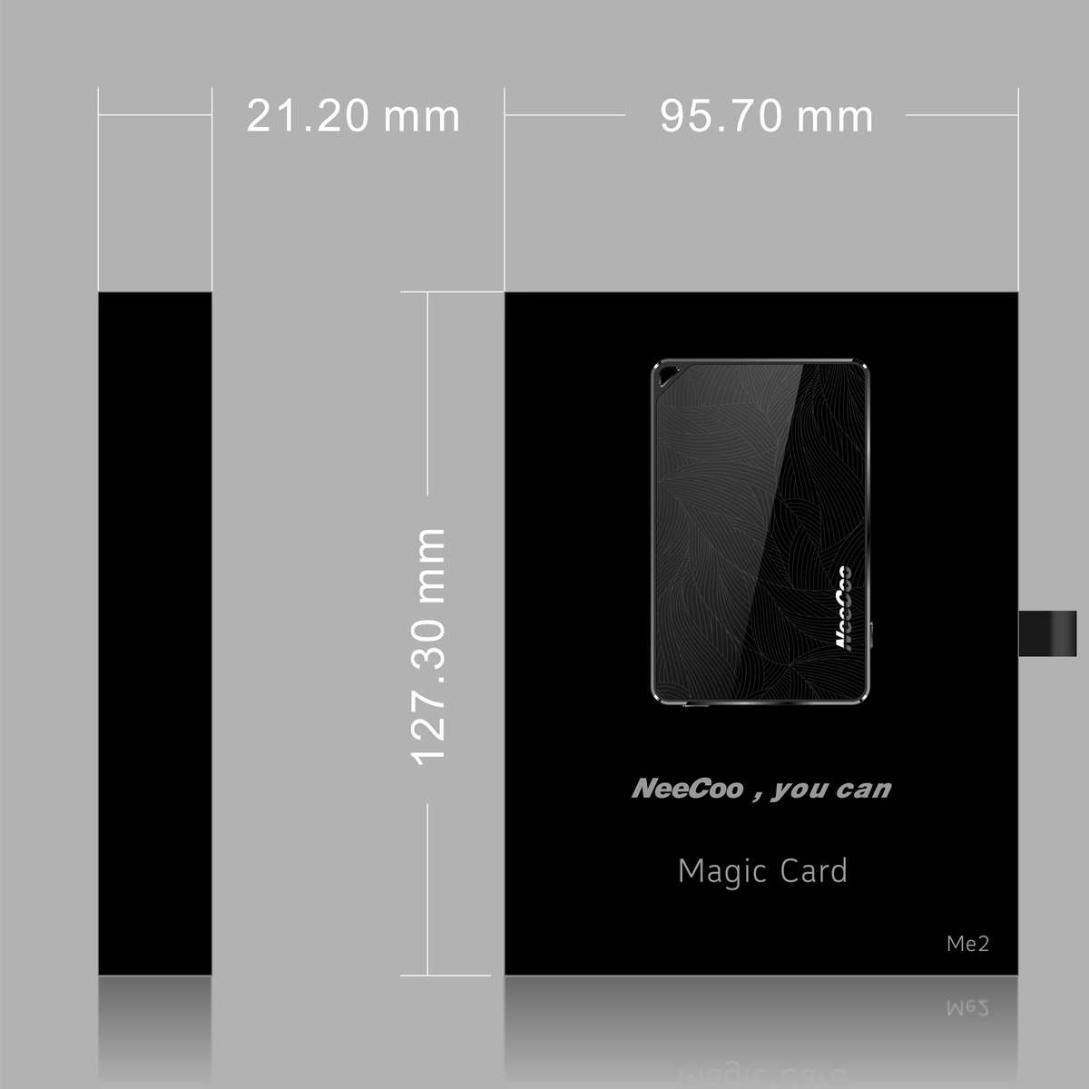 NeeCoo Me2 Bluetooth V4.0 Dual SIM Card Adapter For iPhone or Android - 450 mAh : Perfect Timing