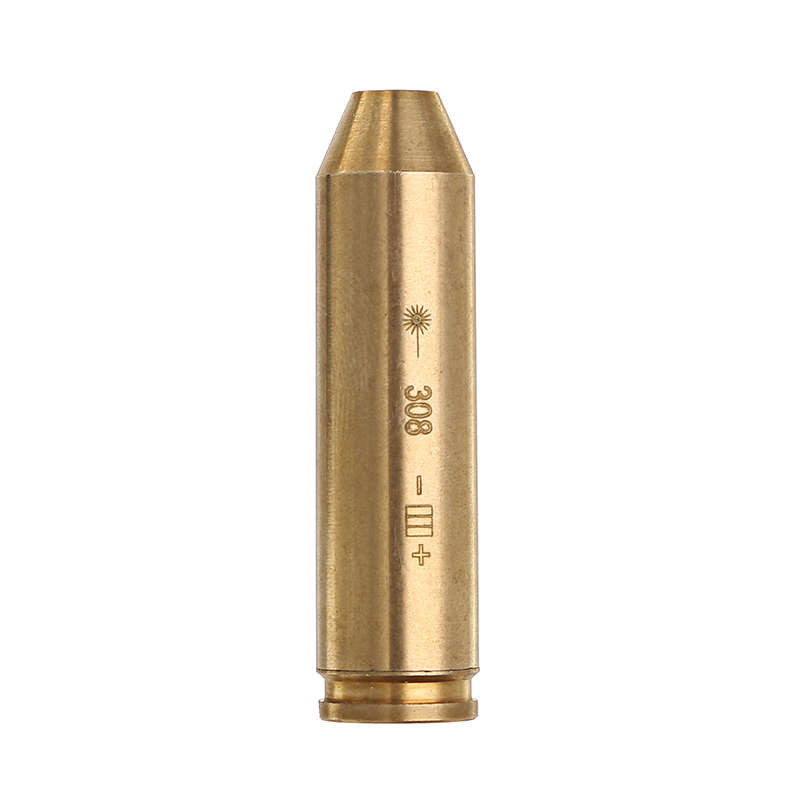 308 Laser Bore Sighter Red Dot Sight Brass Cartridge Bore Sighter Caliber
