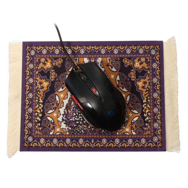 27.5cm x 18cm Bohemia Style Persian Rug Mouse Pad For Desktop PC Laptop Computer