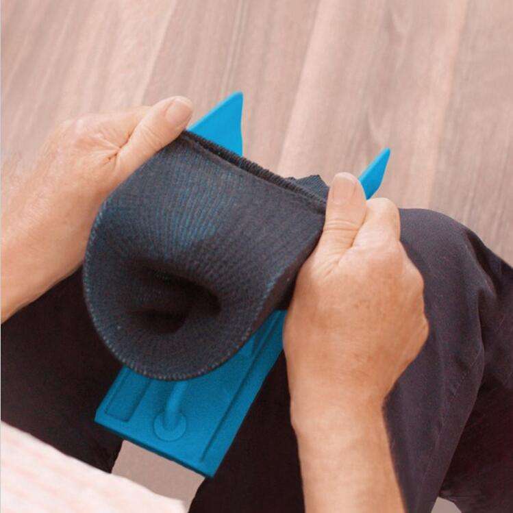 Easy On Off Sock Aid Kit Sock Helper No Bending Stretching for Pregnancy and Injuries Living Tool