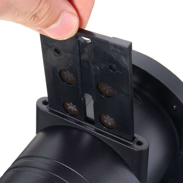 12 Patterns 4 LED Projector Light Stage Light  Motion Rotating Spot Light Christmas Halloween