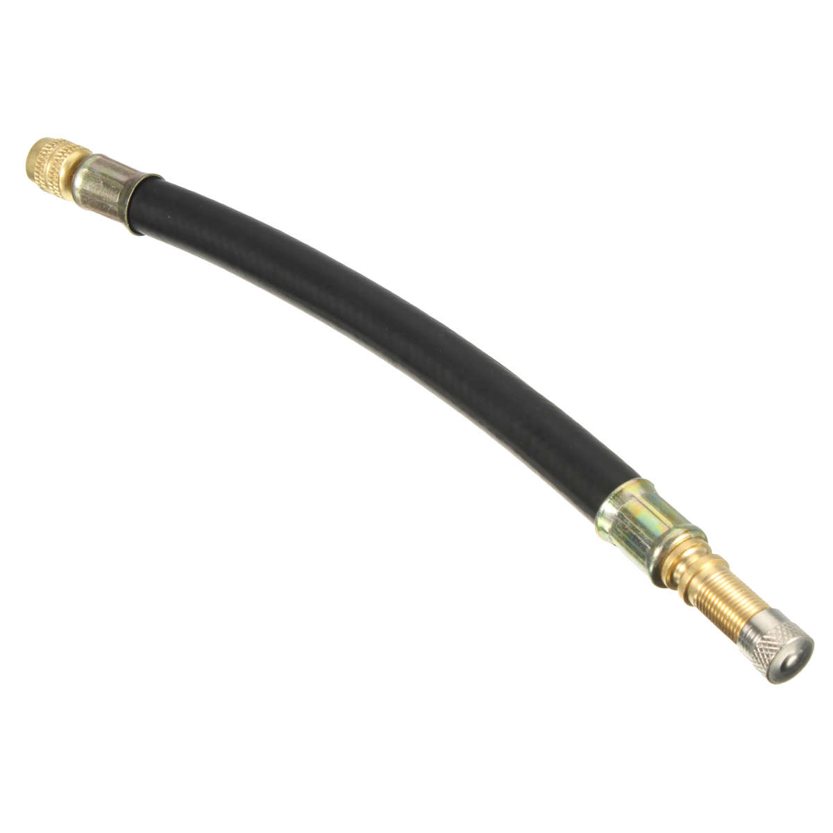 190mm Tire Tyre Valve Extension Adapter Twin Wheel with Dust Cap