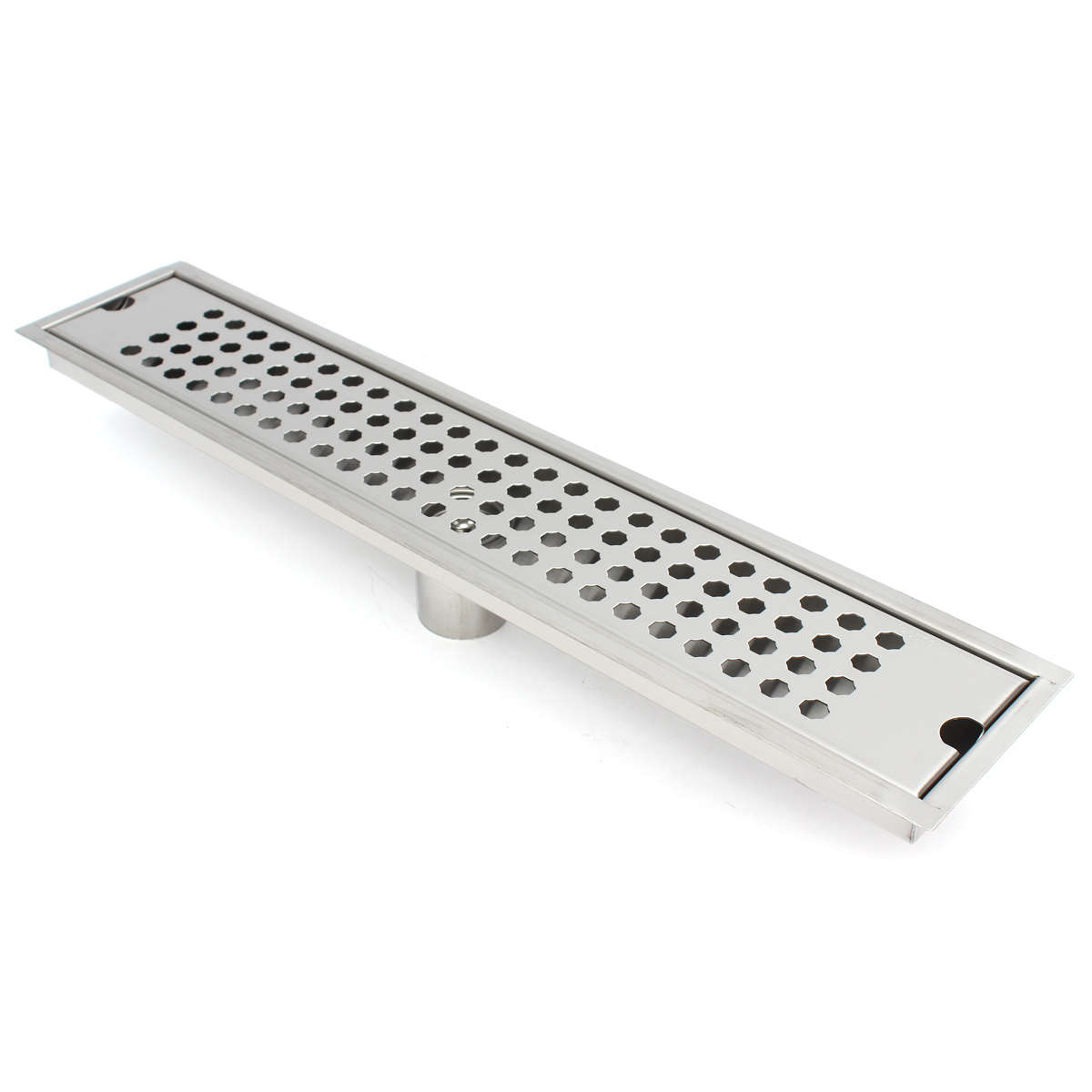 Stainless Steel Wetroom Linear Shower Drain Long Floor Drain 50x10x2.3cm